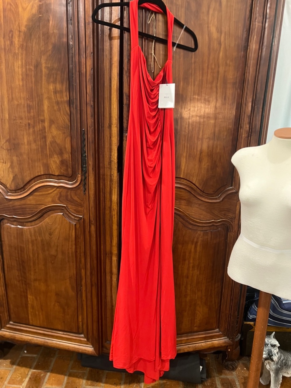Revolve | Nookie Alba Gown in Cherry Red One-Shoulder Evening Gown - Picture 5 of 11